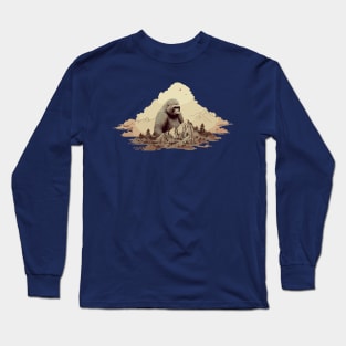 Gorilla In The Clouds Long Sleeve T-Shirt